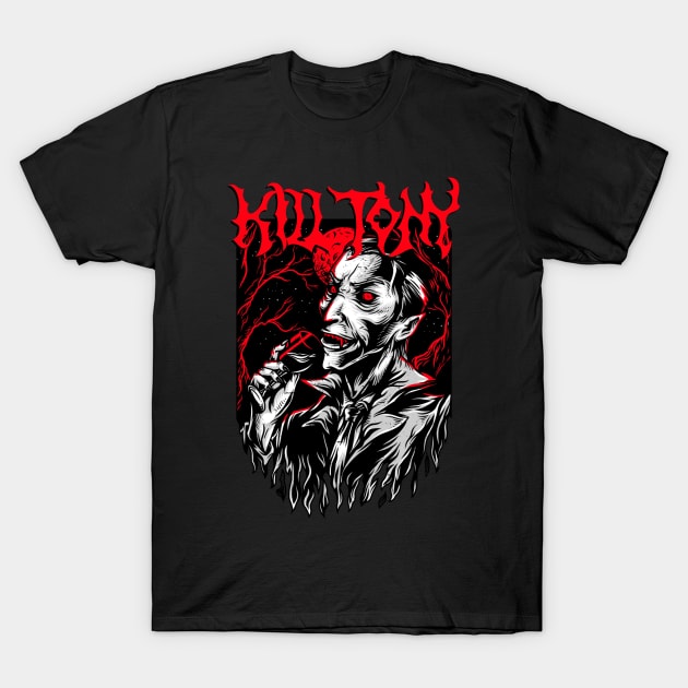 Kill Tony Evil podcast vampire T-Shirt by Soulphur Media